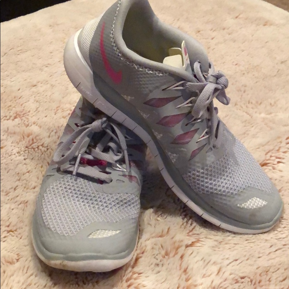 Nike Lady Free 5.0 pink and grey size 7